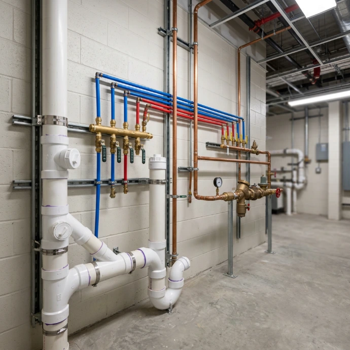 AI Generated Water Supply and Drainage Plumbing Systems